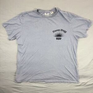 Levi's Snoop Dogg T-Shirt Men's Large Limited Edition Unreleased Light Blue/Grey